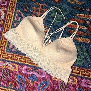 Peach Lace Bralette